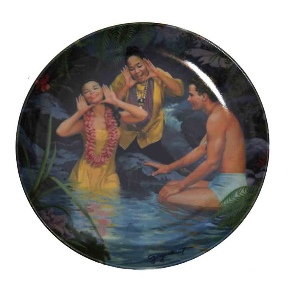 Knowles South Pacific Happy Talk Plate 1987